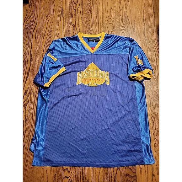 Las Vegas Twenty One Jersey Mens 2XL Red & Black 21 Short Sleeve Embroidered - Picture 1 of 12